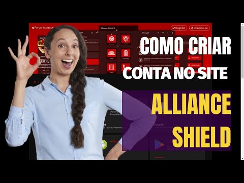 Como Criar - Conta no Site Alliance Shield?