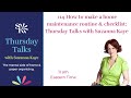 114 How To Make A Home Maintenance ( Cleaning) Routine & Checklist: Thursday Talks with Suzanna Kaye