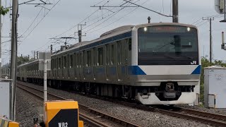 【E531系K415編成】常磐線土浦行き 龍ケ崎市〜牛久通過