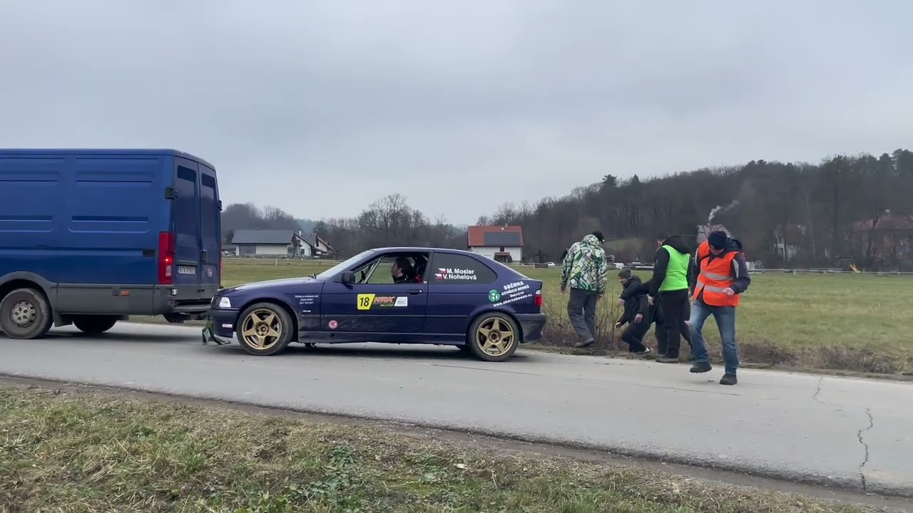 Crash and action WRK Rally Cup Zubří 20.12.2025