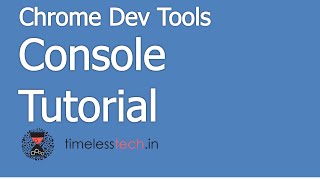 Chrome Dev Tools Console