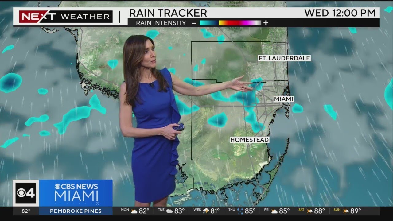 Spotty showers and storms this week. - YouTube