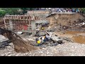 Bridge destroyed people cut off! After flooding caused by heavy rains in Honduras