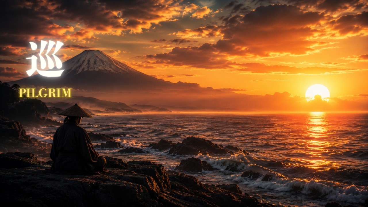 PILGRIM 巡 | Japanese Monk Sunset Ambience - YouTube