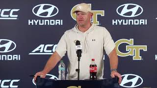 GT Football: #GTvsMER Coach Key Weekly Press Conference