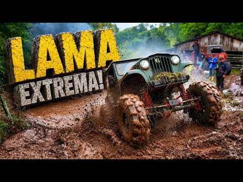 MÁQUINAS 4x4 NO LIMITE! Motores gritando ALTO na 15ª Trilha do Trabalhador Guaraciaba-SC