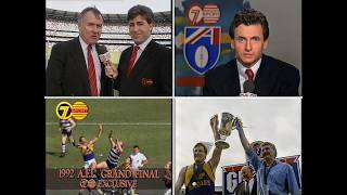 1992 AFL Grand Final - Melbourne Transmission - Geelong v West Coast (with ads). 4HRS: