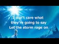let it go lyrics   YouTube