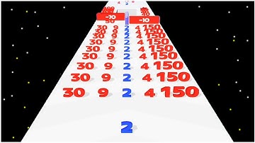 Number Merge Run Master 3D - Gameplay Walkthrough - Levels 21-46