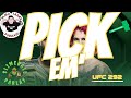 PICK EM'S UFC 292 + Slimeball Parlay & 3 Locks