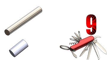 9 SolidWorks |Pocket MultiTool|: pin1 and pin2