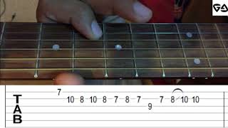 Video thumbnail of "Siakol - Bakit Ba Guitar Solo Tutorial (with guitar tablature)"