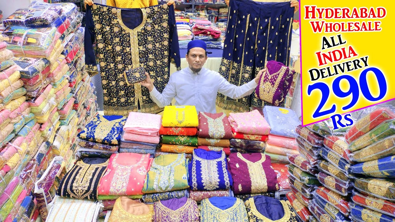 Hyderabad Wholesale Offer Price Low Only 290 Rs 🚚All India Delivery🚚 || Garib Nawaz Suit ||