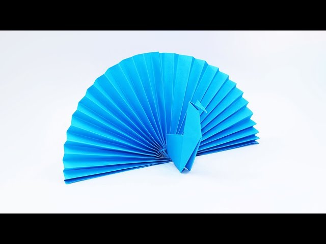 How to Make a Paper Peacock - Origami Peacock Easy - YouTube