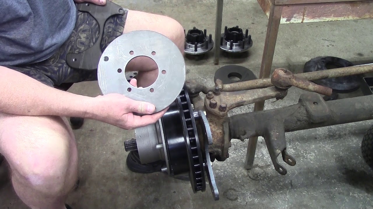 Dana 44 8 Lug An Easy Disc Brake Conversion Kit Youtube