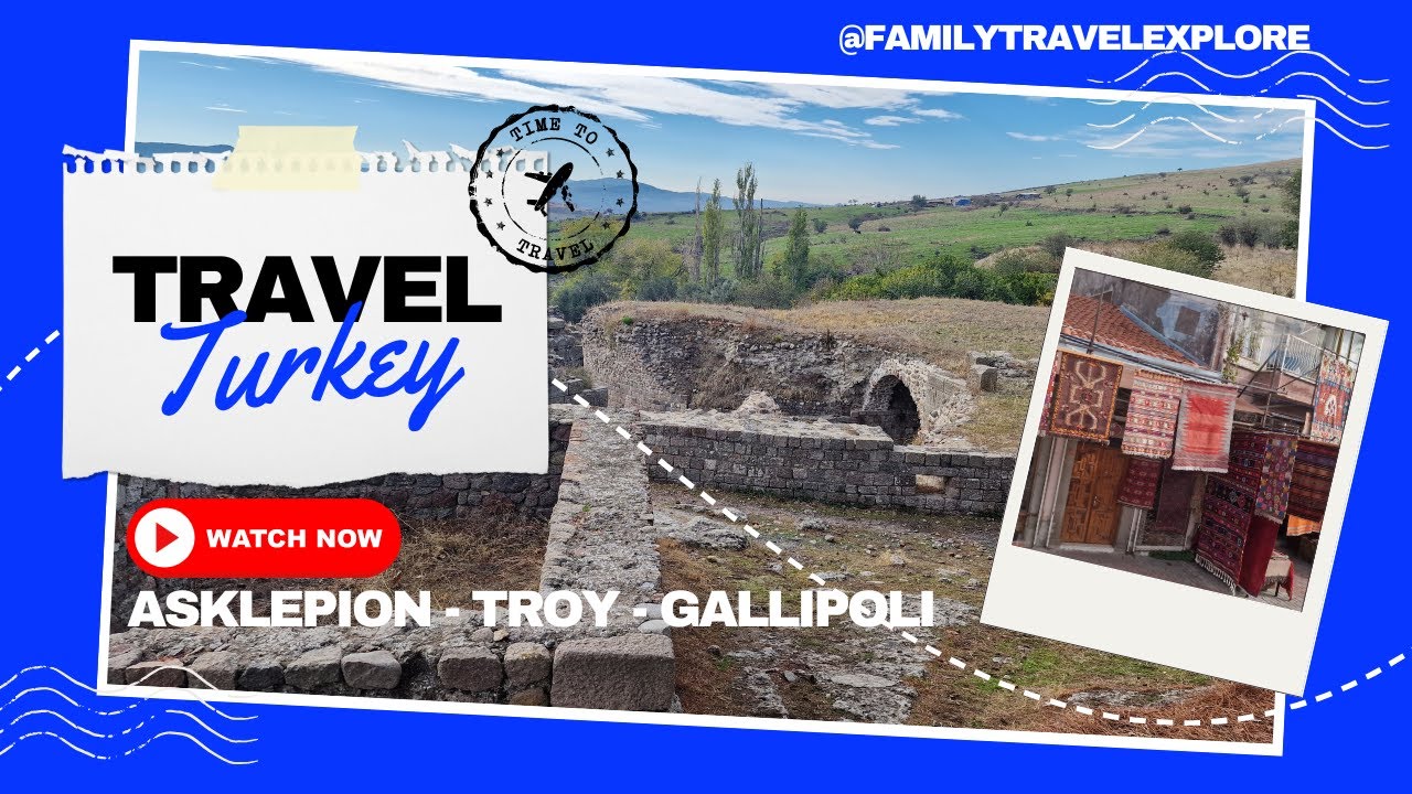 Asklepion, TROY, Gallipoli Day 7-9 Turkey Guided Group Tour