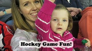 HILARIOUS DANCE OFF AT THE HOCKEY GAME