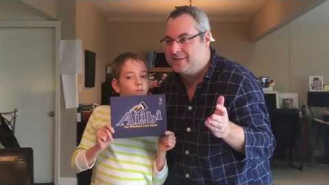 Alibi Card Game Review with Justin and Max!