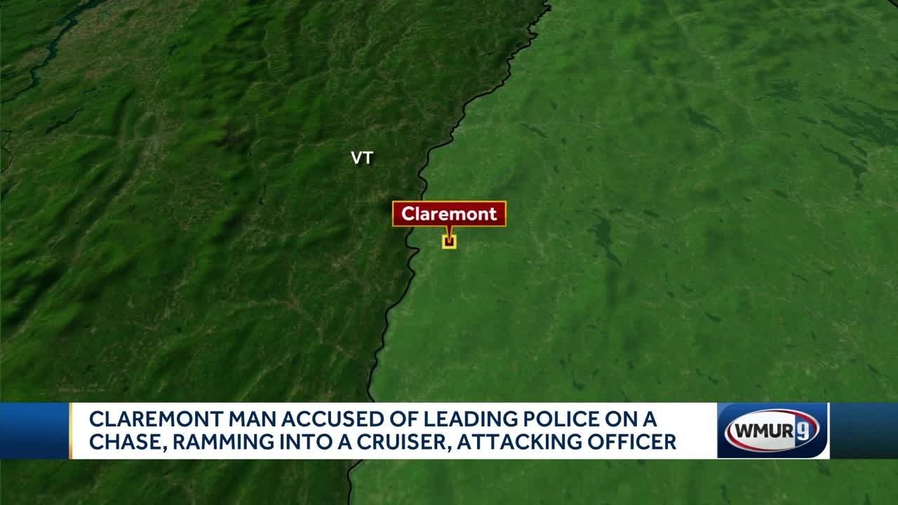 Claremont man accused of leading police on chase, ramming into cruiser ...