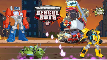 TEAM the Rescue Bots together! | Transformers Rescue Bots: Disaster Dash Hero Run #20 By Budge
