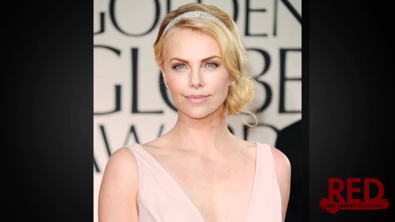 Charlize Theron a Goddess in Christian Dior at 2012 Golden Globes