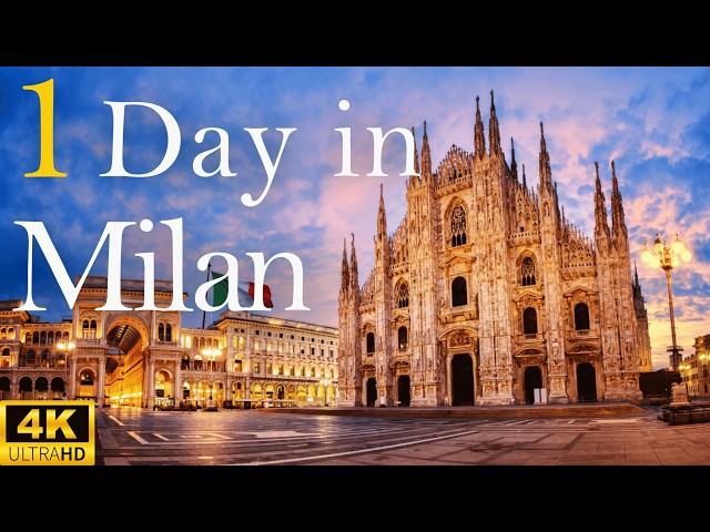 Travel vlog - How to Spend 1 Day in MILAN Italy | Travel Itinerary