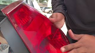 How to change out a 2003-2007 Saturn ion rear brake tail light lamp
