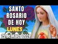 Santo rosario de hoy lunes 25 de marzo 2024 misterios gozosos rosario por la paz en el mundo