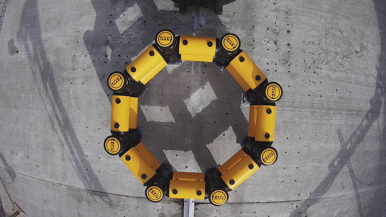 A-SAFE | Atlas Polygon Traffic Barrier | Ramp Test - YouTube