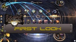 HEX First Look Gameplay Commentary - Trading Card Game