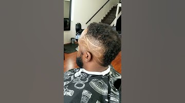 Mohawk fade with freestyle design