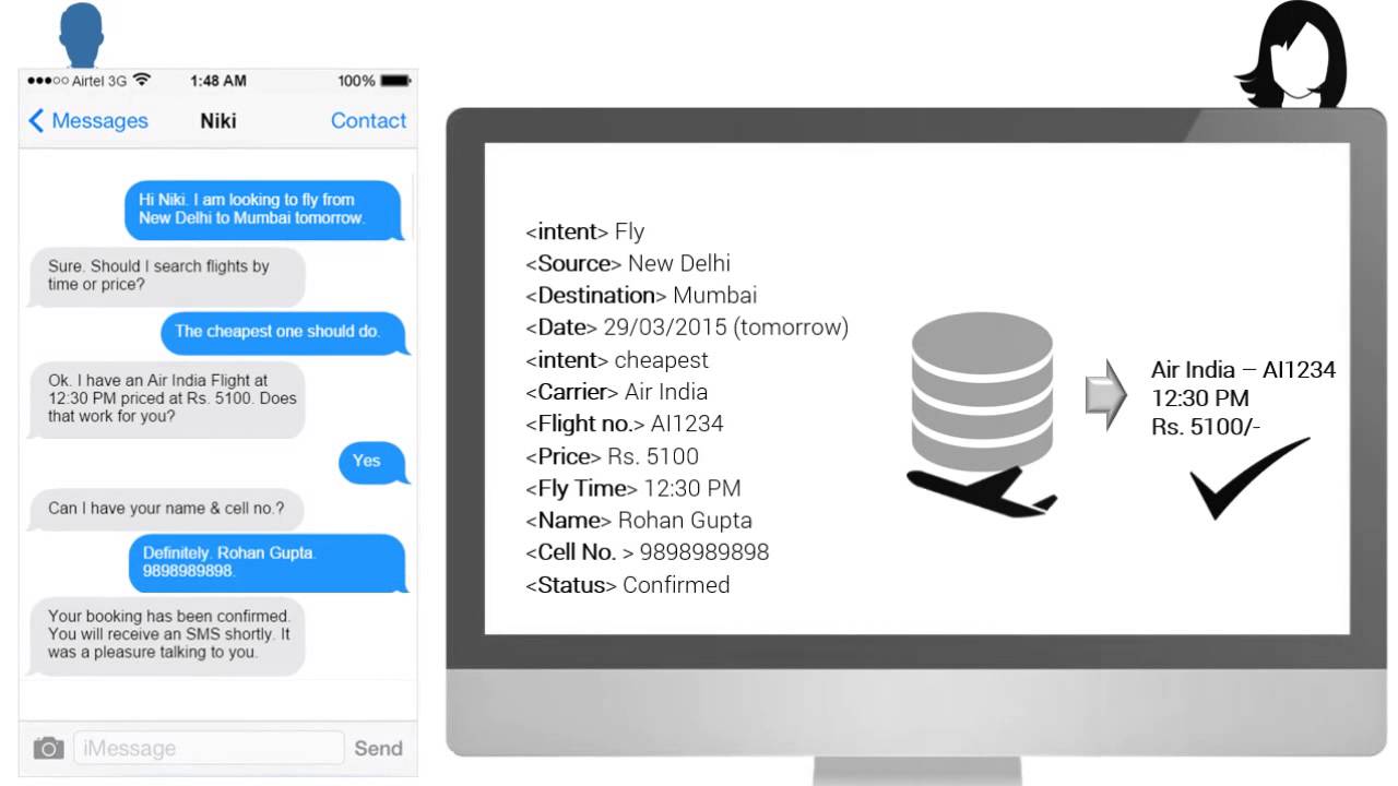 Niki - An AI based Automated Virtual Chat Agent - YouTube