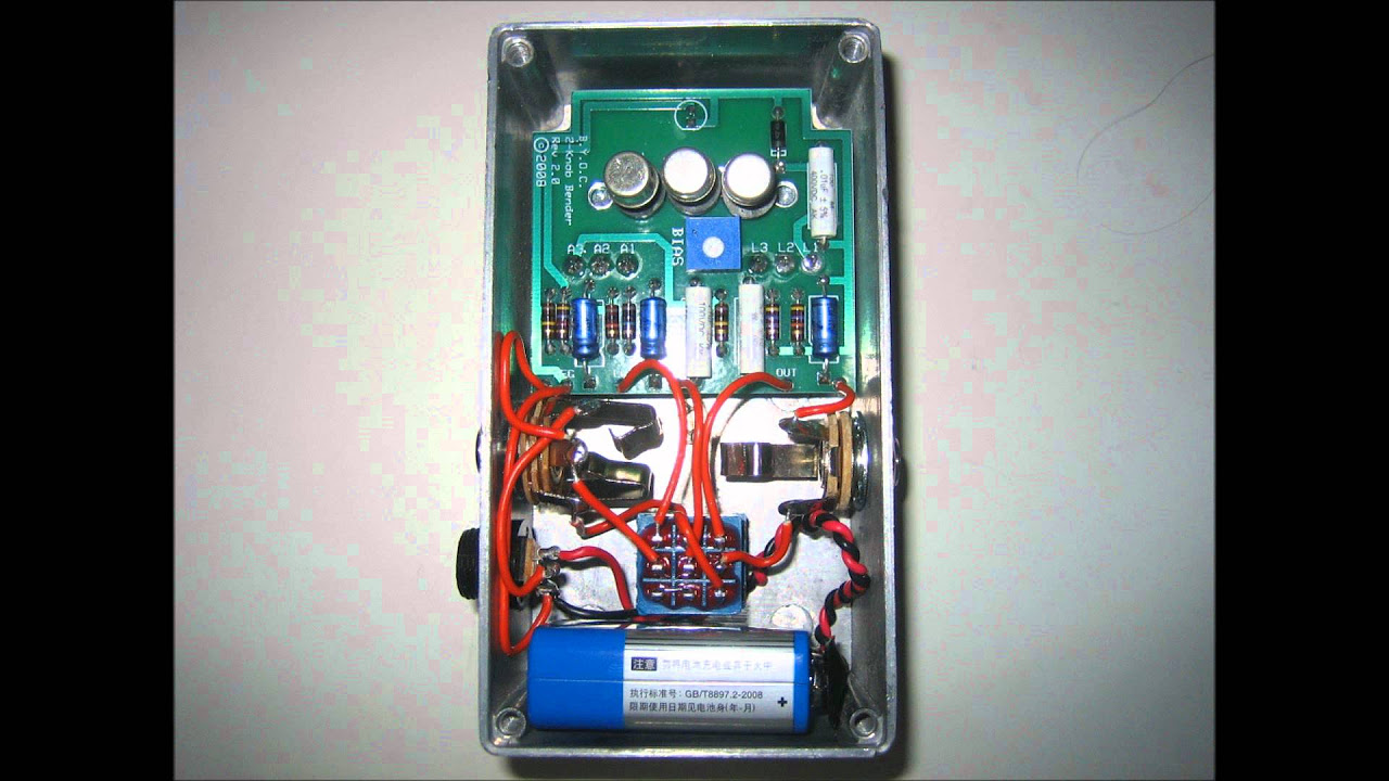 BYOC E.S.V. 2 Knob Tone Bender by www.geargasstore.com Clip