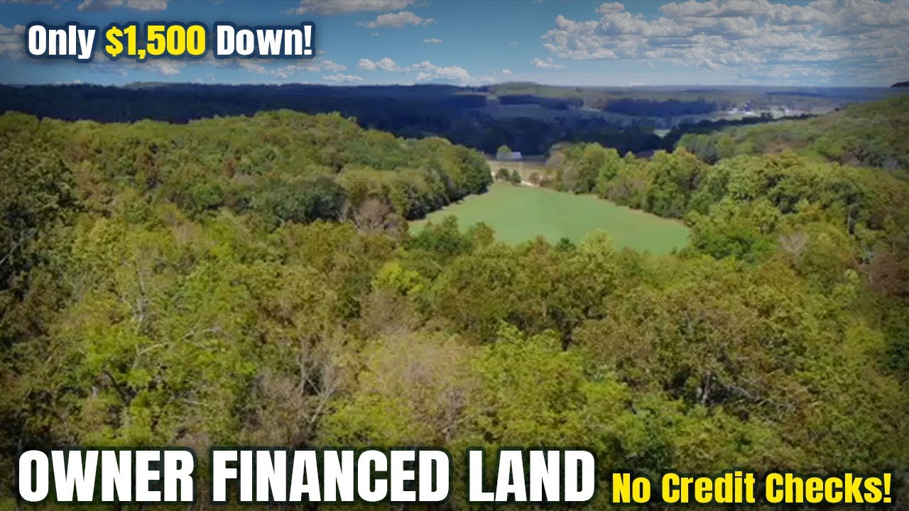 OWNER FINANCED Land for Sale by Springfield, Missouri! 1,500 Down w