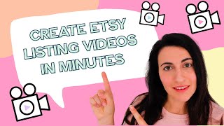 Create an animated video for your Etsy product listings using Canva