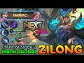 MANIAC!! Zilong Revampd MVP Plays - Top Global Zilong by I'mNot iNUYASHAツ - MLBB