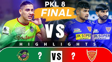 Pro Kabaddi League 8 Highlights Final | Dabang Delhi Vs Patna Pirates