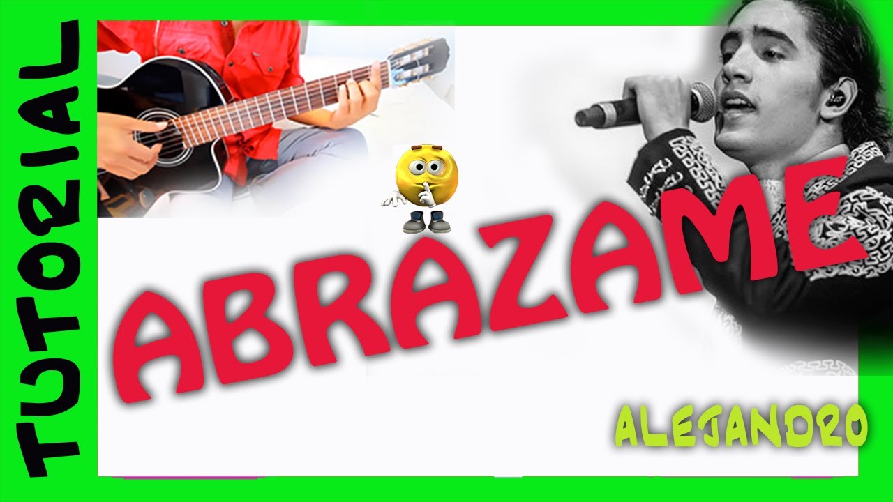 ABRAZAME guitarra tutorial  como tocar