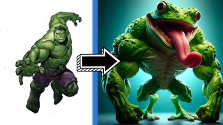 AVENGERS but SUPER FROG 🐸 VENGERS All Characters(Marvel & DC)💥SUPER HERO 2024