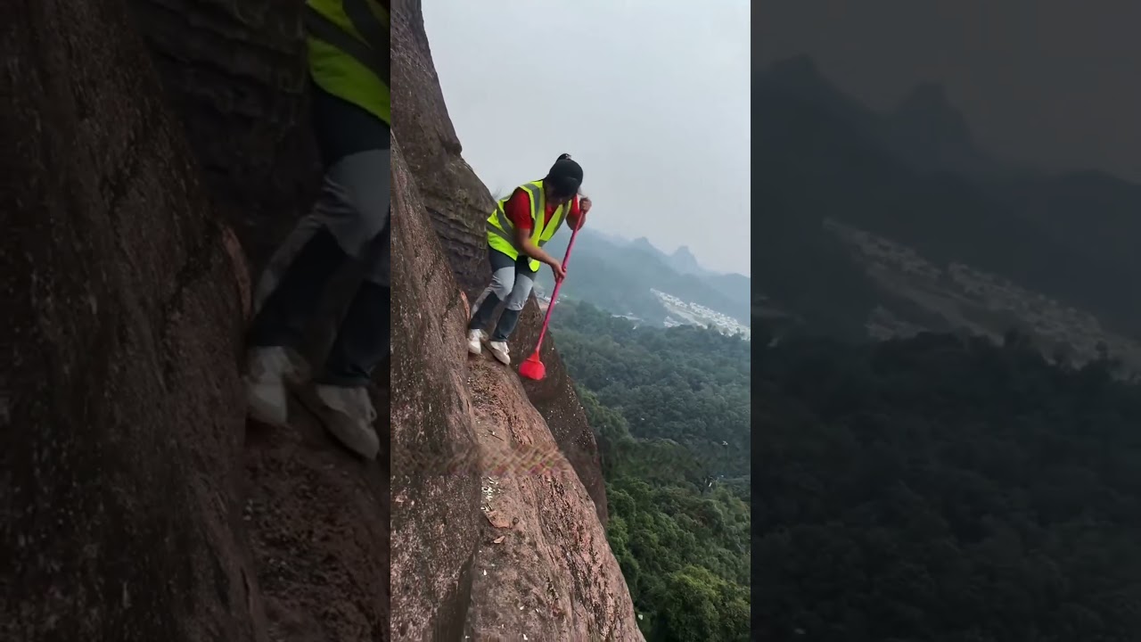 Cleaning process for scenic cliffs