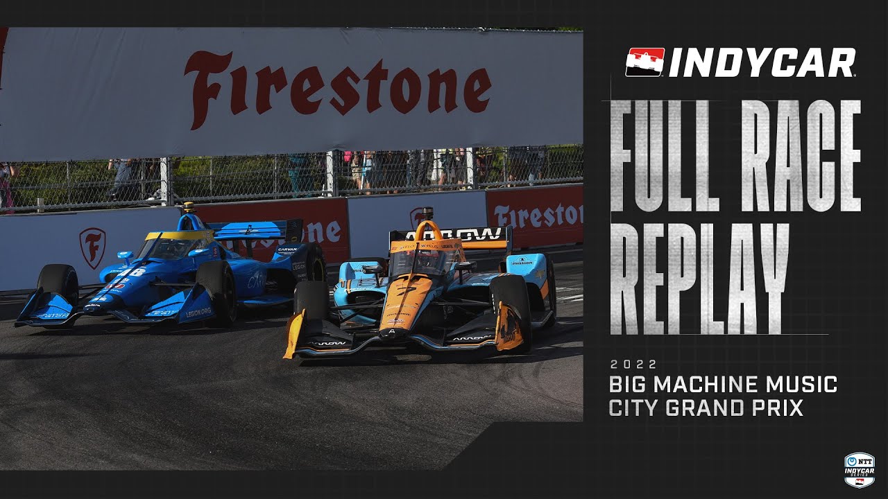 2022 Big Machine Music City Grand Prix from Streets of Nashville | INDYCAR SERIES Full Race Replay