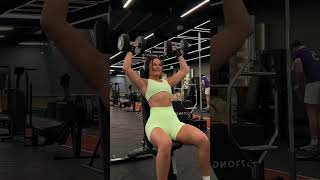 beautiful girl in the gym #shorts