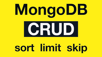 MongoDB CRUD Operations: 21 Chaining sort, limit and skip