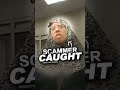 Officers Surprise Scammer In Act