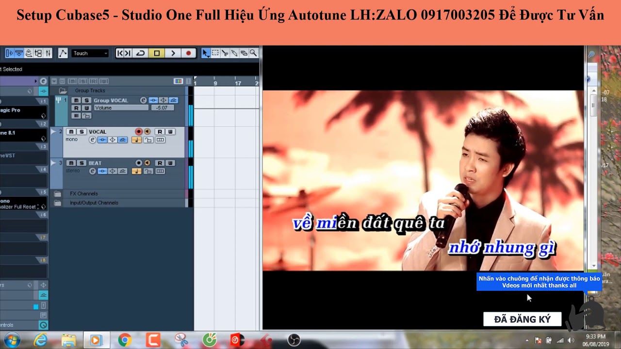 Demo Xox Kx2 pck200 Project Hát Live Cubase5