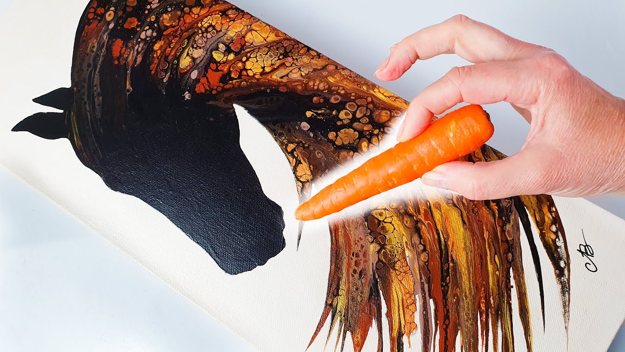 ПРЕКРАСНАЯ картина с лошадью, которую вы можете попробовать! | AB Creative Tutorial