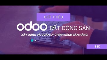 Quản lý chính sách kinh doanh bất động sản với Odoo ERP