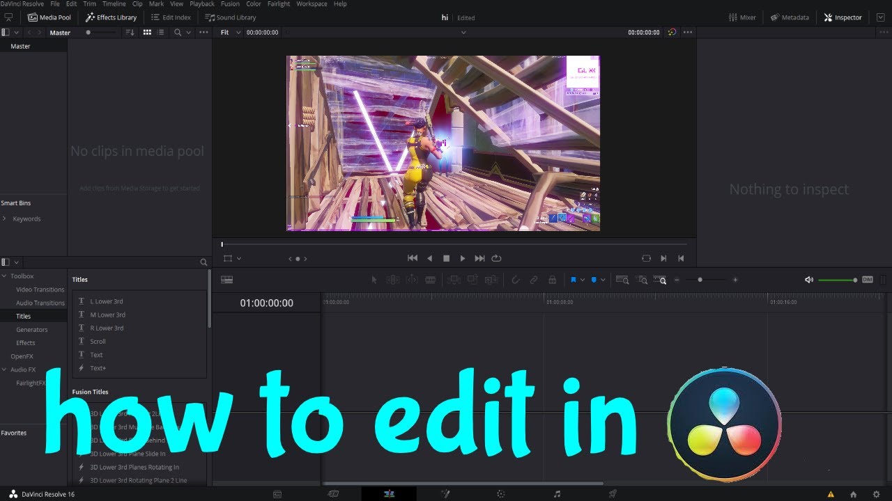 Davinci resolve: How to edit like Lmgk and Numby Warp Effect and Blur (mitrto, mongraal, crr)