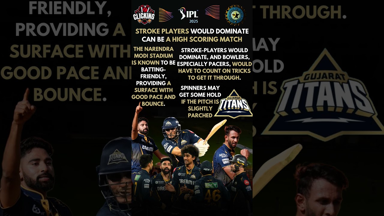 GT vs SRH pitch report, CAN BE A HIGH SCORING MATCH 