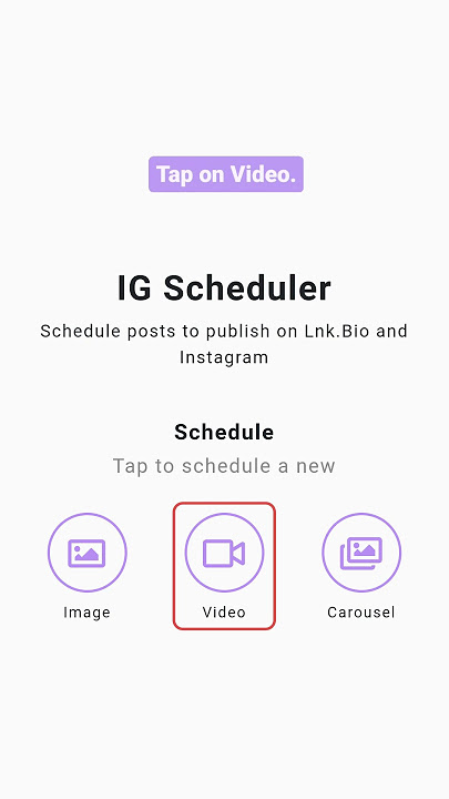 How to schedule Instagram Reels on Lnk.Bio || Link in bio
